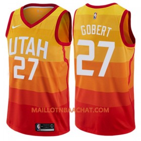 Maillot NBA Utah Jazz Rudy Gobert 27 Nike City Edition Swingman - Homme